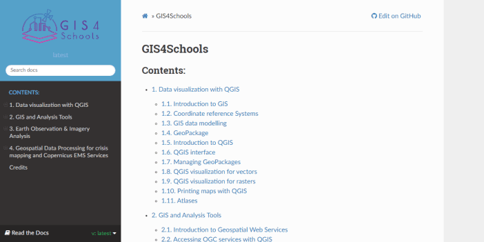GIS4Schools: Free GIS Learning Resources