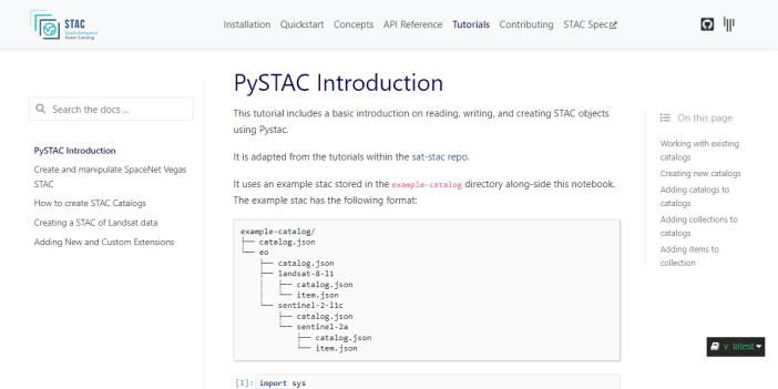 PySTAC Introduction