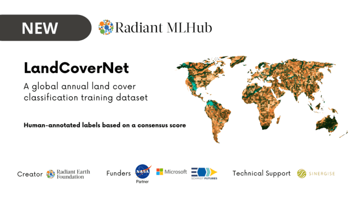 LandCoverNet: The First Global Multi-Satellite Training Dataset for Land Cover Classification
