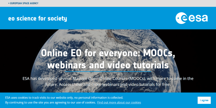 Online EO for Everyone: Free Massive Open Online Courses by ESA